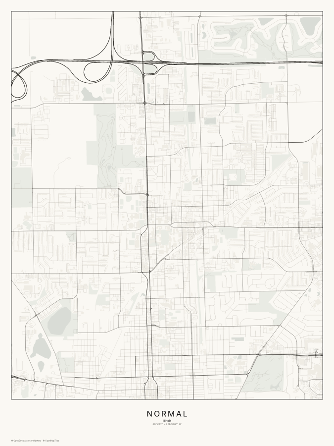 Normal map poster, classic style